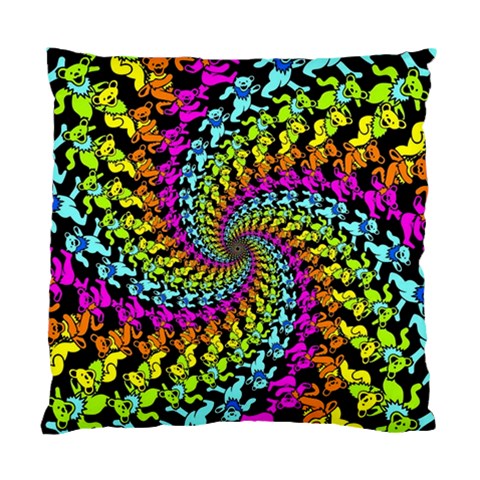 3d Grateful Dead 90 s Neon Dancing Bears Standard Cushion Case (One Side) from ArtsNow.com Front