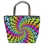 3d Grateful Dead 90 s Neon Dancing Bears Bucket Bag