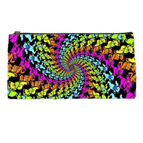 3d Grateful Dead 90 s Neon Dancing Bears Pencil Case from ArtsNow.com Front