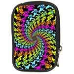 3d Grateful Dead 90 s Neon Dancing Bears Compact Camera Leather Case