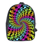 3d Grateful Dead 90 s Neon Dancing Bears School Bag (Large)