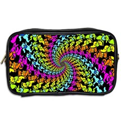 3d Grateful Dead 90 s Neon Dancing Bears Toiletries Bag (Two Sides) from ArtsNow.com Back