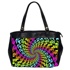 3d Grateful Dead 90 s Neon Dancing Bears Oversize Office Handbag (2 Sides) from ArtsNow.com Front