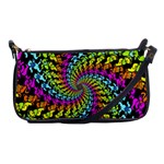 3d Grateful Dead 90 s Neon Dancing Bears Shoulder Clutch Bag