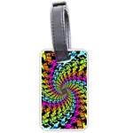 3d Grateful Dead 90 s Neon Dancing Bears Luggage Tag (one side)