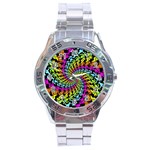 3d Grateful Dead 90 s Neon Dancing Bears Stainless Steel Analogue Watch