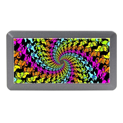 3d Grateful Dead 90 s Neon Dancing Bears Memory Card Reader (Mini) from ArtsNow.com Front