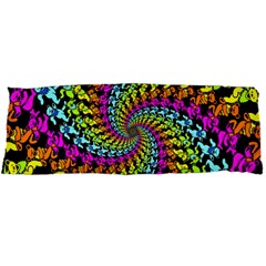 3d Grateful Dead 90 s Neon Dancing Bears Body Pillow Case Dakimakura (Two Sides) from ArtsNow.com Front