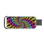 3d Grateful Dead 90 s Neon Dancing Bears Portable USB Flash (One Side)