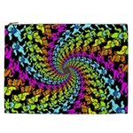 3d Grateful Dead 90 s Neon Dancing Bears Cosmetic Bag (XXL)