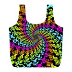 3d Grateful Dead 90 s Neon Dancing Bears Full Print Recycle Bag (L)