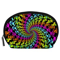 3d Grateful Dead 90 s Neon Dancing Bears Accessory Pouch (Large) from ArtsNow.com Front