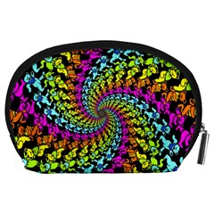 3d Grateful Dead 90 s Neon Dancing Bears Accessory Pouch (Large) from ArtsNow.com Back