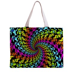 3d Grateful Dead 90 s Neon Dancing Bears Zipper Mini Tote Bag from ArtsNow.com Back