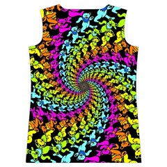 3d Grateful Dead 90 s Neon Dancing Bears Women s Basketball Tank Top from ArtsNow.com Back