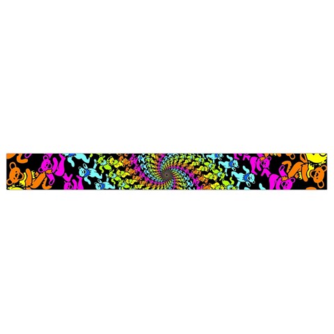 3d Grateful Dead 90 s Neon Dancing Bears Belt Pouch Bag (Large) from ArtsNow.com Bottom