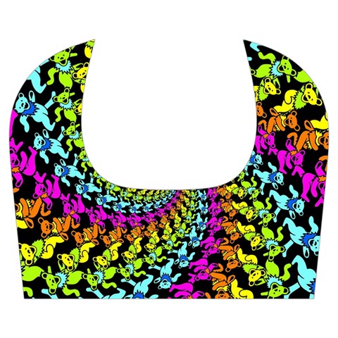 3d Grateful Dead 90 s Neon Dancing Bears Kids  Midi Sailor Dress from ArtsNow.com Collar