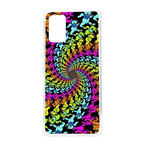 3d Grateful Dead 90 s Neon Dancing Bears Samsung Galaxy S20 Plus 6.7 Inch TPU UV Case from ArtsNow.com Front