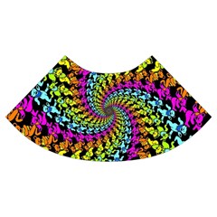 3d Grateful Dead 90 s Neon Dancing Bears Trumpet Sleeve Cropped Top from ArtsNow.com Cuff Right