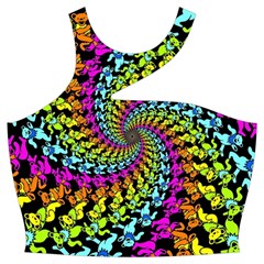 3d Grateful Dead 90 s Neon Dancing Bears Cut Out Top from ArtsNow.com Front