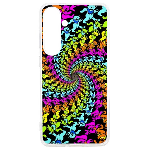 3d Grateful Dead 90 s Neon Dancing Bears Samsung Galaxy S24 Ultra 6.9 Inch TPU UV Case from ArtsNow.com Front