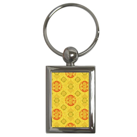 Art Pattern Design Background Key Chain (Rectangle) from ArtsNow.com Front