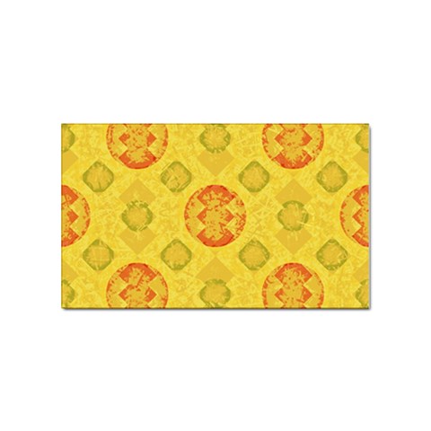 Art Pattern Design Background Sticker (Rectangular) from ArtsNow.com Front