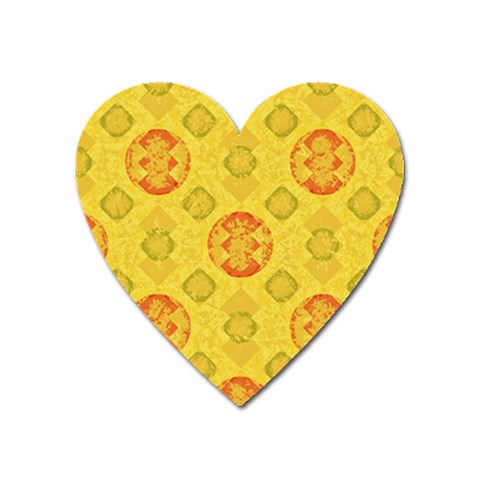 Art Pattern Design Background Heart Magnet from ArtsNow.com Front