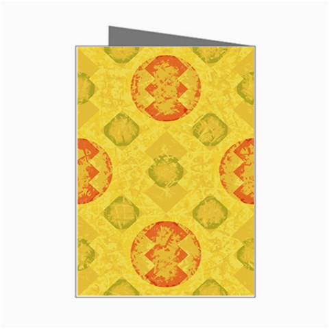 Art Pattern Design Background Mini Greeting Card from ArtsNow.com Right