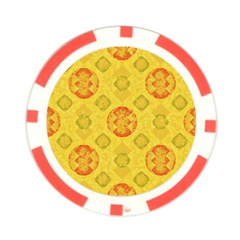 Art Pattern Design Background Poker Chip Card Guard from ArtsNow.com Front