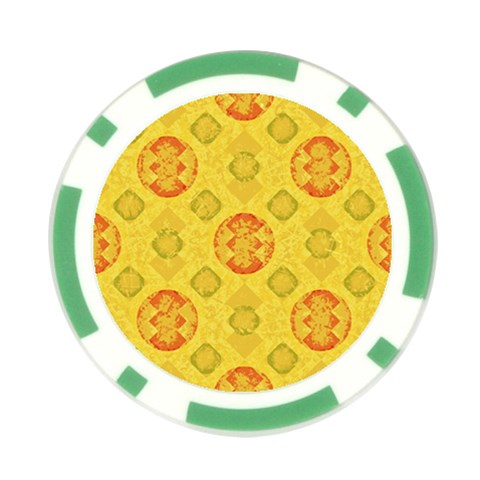 Art Pattern Design Background Poker Chip Card Guard from ArtsNow.com Front