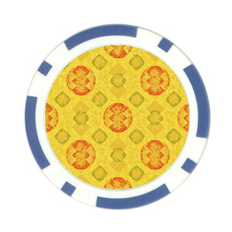 Art Pattern Design Background Poker Chip Card Guard from ArtsNow.com Front