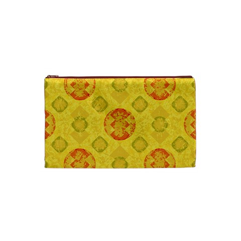 Art Pattern Design Background Cosmetic Bag (Small) from ArtsNow.com Front