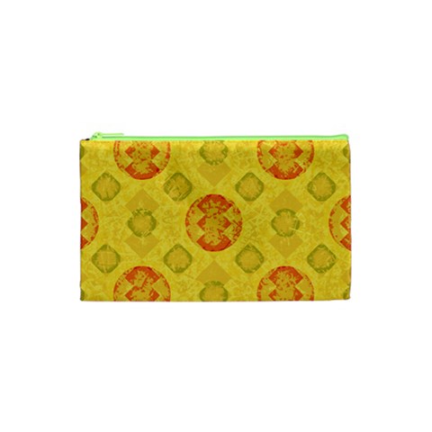 Art Pattern Design Background Cosmetic Bag (Small) from ArtsNow.com Front