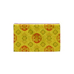 Art Pattern Design Background Cosmetic Bag (Small) from ArtsNow.com Front