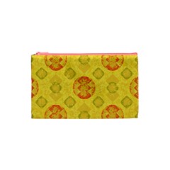 Art Pattern Design Background Cosmetic Bag (Small) from ArtsNow.com Front