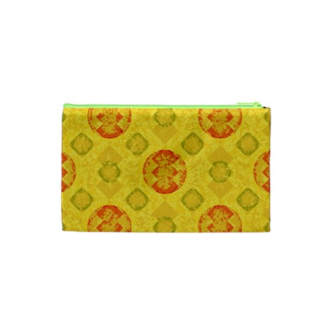 Art Pattern Design Background Cosmetic Bag (Small) from ArtsNow.com Back