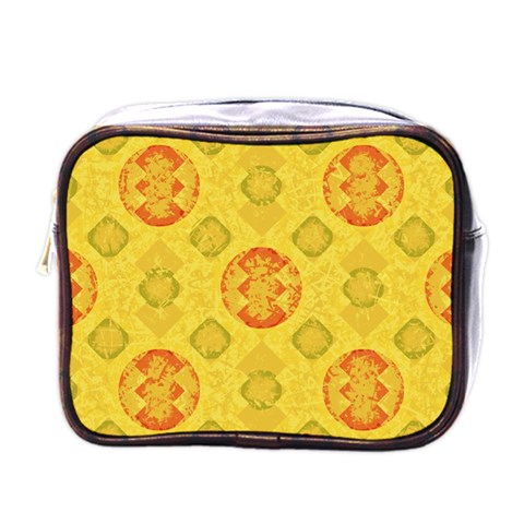 Art Pattern Design Background Mini Toiletries Bag (One Side) from ArtsNow.com Front