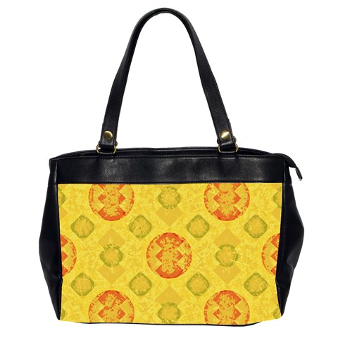 Art Pattern Design Background Oversize Office Handbag (2 Sides) from ArtsNow.com Front