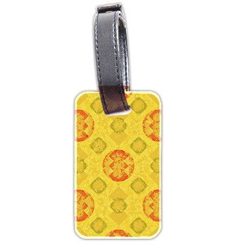 Art Pattern Design Background Luggage Tag (two sides) from ArtsNow.com Back