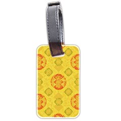 Art Pattern Design Background Luggage Tag (two sides) from ArtsNow.com Back