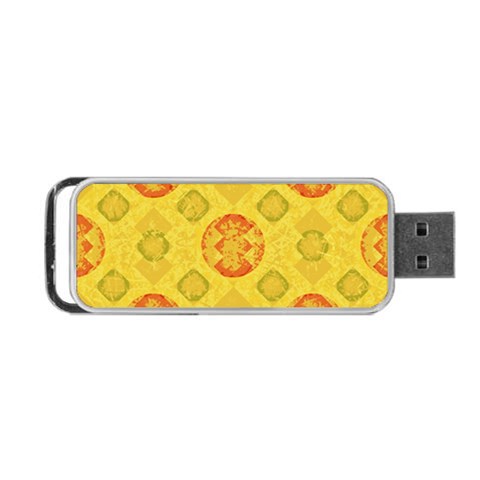 Art Pattern Design Background Portable USB Flash (Two Sides) from ArtsNow.com Back