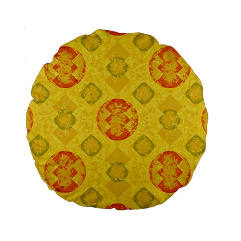 Art Pattern Design Background Standard 15  Premium Round Cushions from ArtsNow.com Front