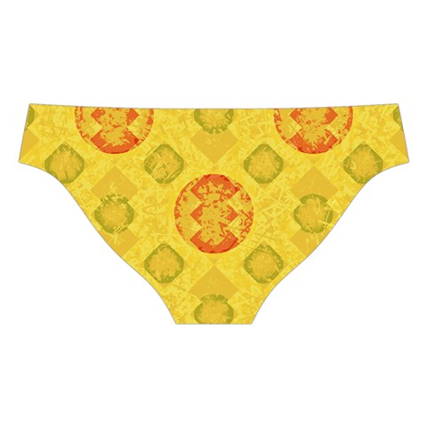 Art Pattern Design Background Cross Back Hipster Bikini Set from ArtsNow.com Back Under