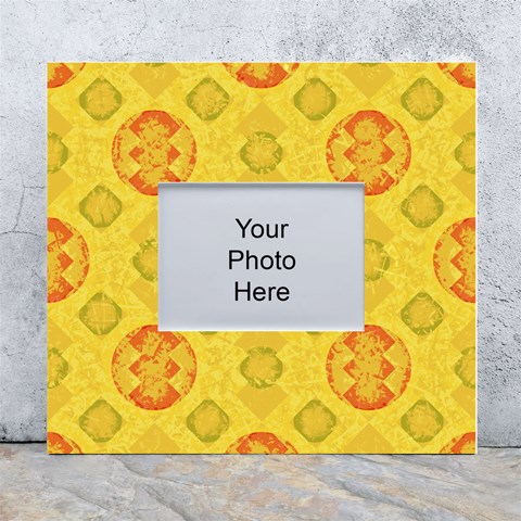 Art Pattern Design Background White Wall Photo Frame 5  x 7  from ArtsNow.com Front