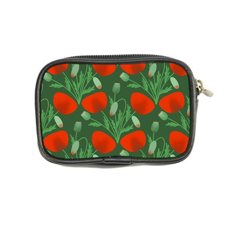 Poppy Fierce Wolf Poppies Bud Coin Purse from ArtsNow.com Back