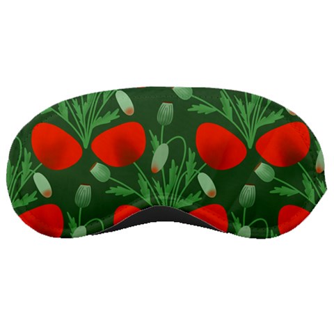 Poppy Fierce Wolf Poppies Bud Sleep Mask from ArtsNow.com Front