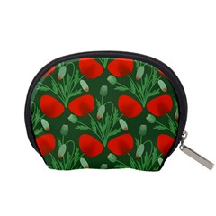 Poppy Fierce Wolf Poppies Bud Accessory Pouch (Small) from ArtsNow.com Back