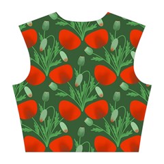 Poppy Fierce Wolf Poppies Bud Cotton Crop Top from ArtsNow.com Back