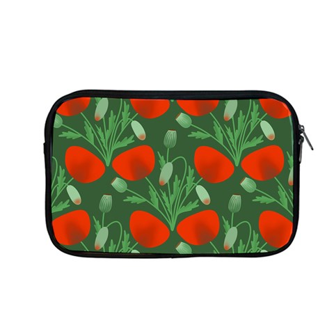 Poppy Fierce Wolf Poppies Bud Apple MacBook Pro 13  Zipper Case from ArtsNow.com Front